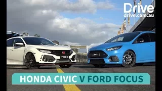 Head to head: Honda Civic Type R vs Ford Focus RS | Drive.com.au