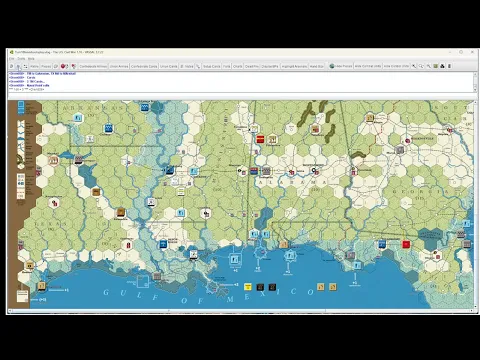 The U. S. Civil War - Turn 16 - Summer -1 1864 - Lee losing Hood and Sherman marching