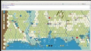The U. S. Civil War - Turn 16 - Summer -1 1864 - Lee losing Hood and Sherman marching