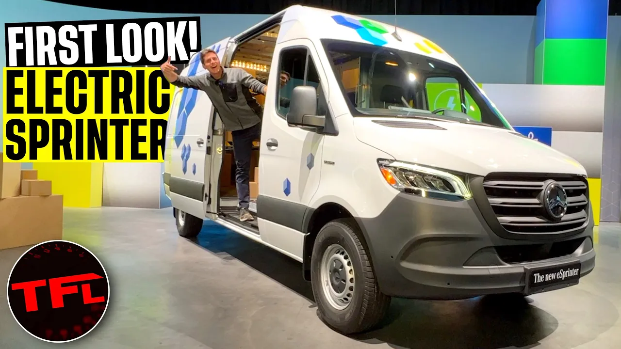 The Mercedes-Benz Sprinter Goes FULLY Electric and Packs Really Cool Surprises!