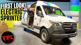 The Mercedes-Benz Sprinter Goes FULLY Electric and Packs Really Cool Surprises!