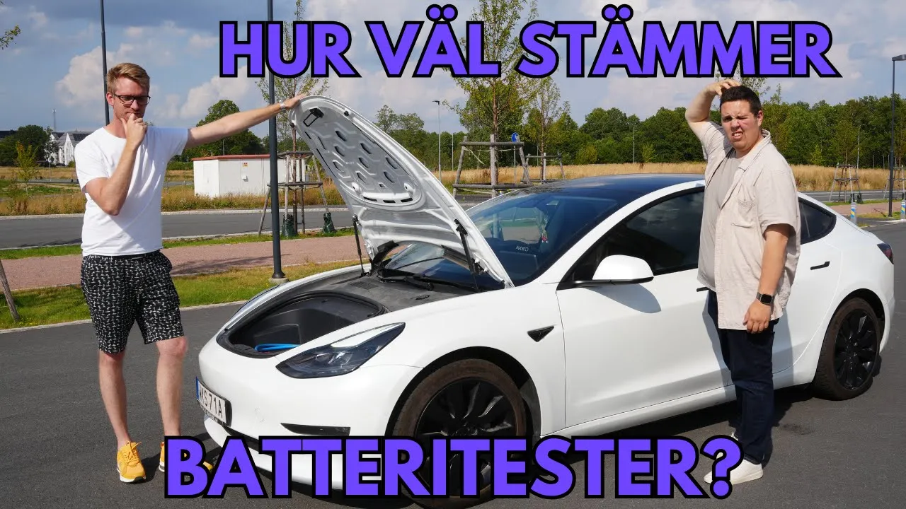 Jämför batteritester på 4 år gammal Model 3: Förvirrande
