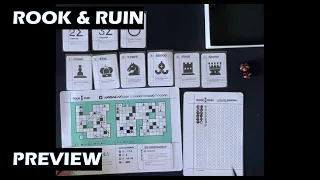 Rook & Ruin solo PnP chess board game