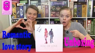 Fog Of Love kickstarter edition, Unboxing (In English, board game)