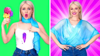 AWESOME CLOTHES HACKS || Easy Clothes Hacks And Funny DIY by 123 GO! AWESOME CLOTHES HACKS || Easy Clothes Hacks And Funny DIY by 123 GO!