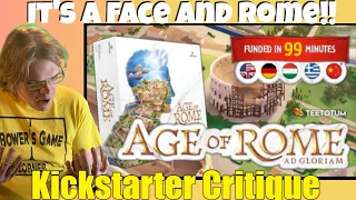 Age of Rome - Kickstarter Critique Review