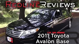 2011 Toyota Avalon Base Walkaround, Start Up, Review, Test Drive
