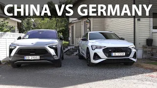 Nio ES8 vs Audi e-tron 55 Black Edition
