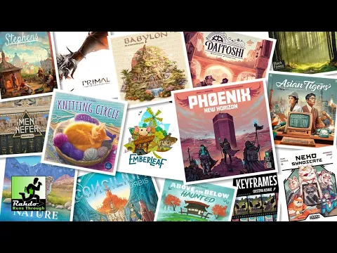 Asian Tigers & other Essen Titles FIRST LOOK!14 Games Reviewed & Ranked! | Rahdo Rounds Up September 2024