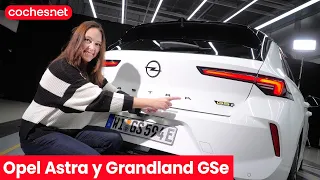 Opel Astra y Grandland GSe 2023: SUV y compacto híbridos enchufables | Primer vistazo | coches.net