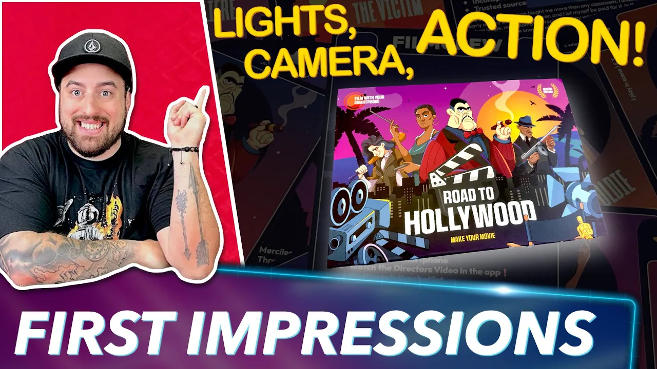 Road to Hollywood Board Game First Impression Overview: Quiet on the Set!!