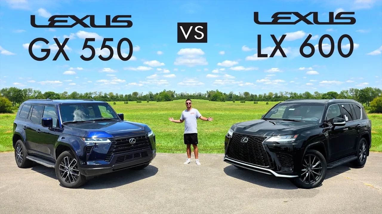 LUXURY TANKS! -- 2024 Lexus GX 550 vs. 2024 Lexus LX 600: Comparison