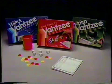 1984 Yahtzee Game TV Commercial