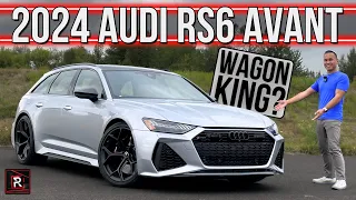 The 2024 Audi RS6 Avant Performance Is the Ultimate Fast Wagon Built For The Family Man
