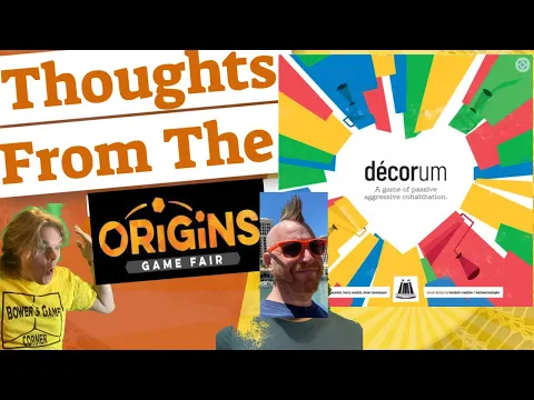 Decorum Review - Thoughts From Origins