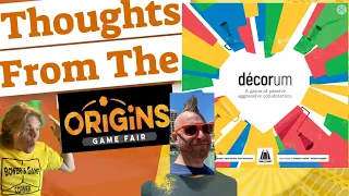 Decorum Review - Thoughts From Origins