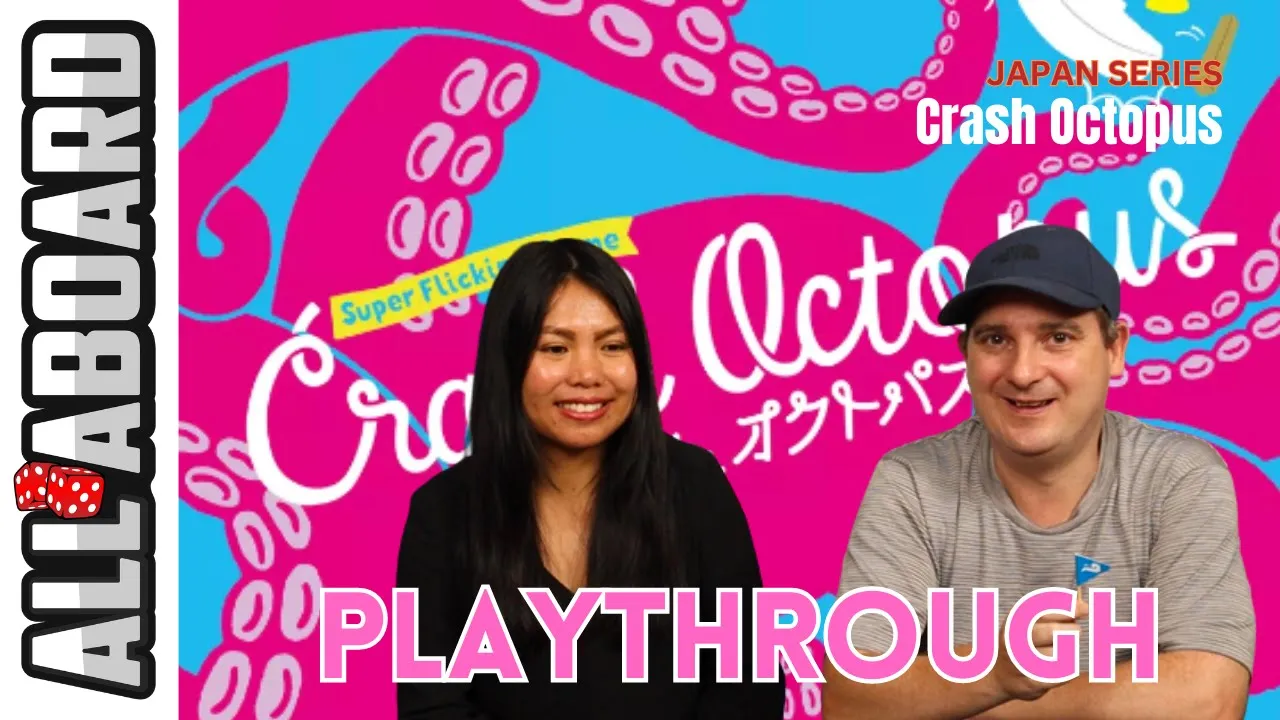 CRASH OCTOPUS | Japanese Board Game Series | How to Play and Full 2-Player Playthrough