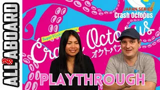 CRASH OCTOPUS | Japanese Board Game Series | How to Play and Full 2-Player Playthrough