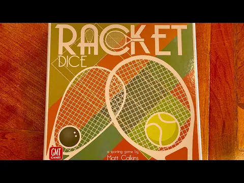 UN-BOXING 'Racket Dice' from GMT