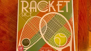 UN-BOXING 'Racket Dice' from GMT
