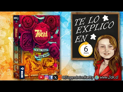 Cómo jugar 7th Seal en 6 minuts [ESP/ENG/POR/ARA] [#JuegoDeMesa #JcK #Devir #JugandoConKetty]
