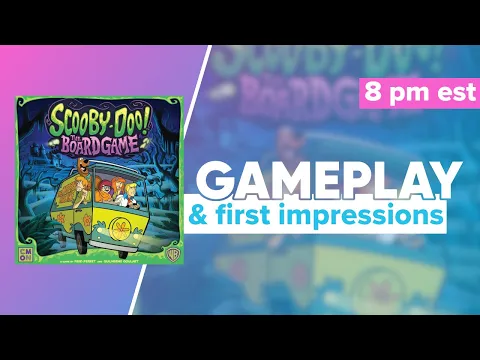 Scooby Doo The Board Game Gameplay & First Impressions | Animation Collection
