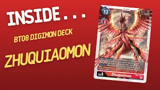 Inside…Zhuquiaomon DECK - BT08 DIGIMON CARD GAME (4K60fps)