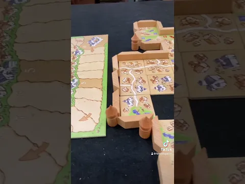 Carcassonne: The City Board Game | Post Game Shot #carcassonne #boardgame
