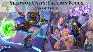 Seeds of Unity: Faction Focus - Lyra & Yzmir