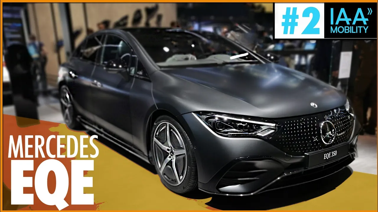 MERCEDES EQE ⚡ C'est la Nouvelle Classe E électrique🔸Salon de Munich 2021