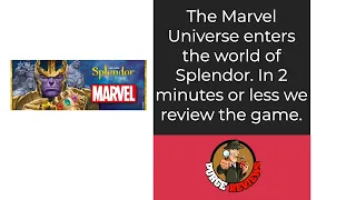 The Purge: # 3994 Splendor: Marvel: The 2 Minute Review