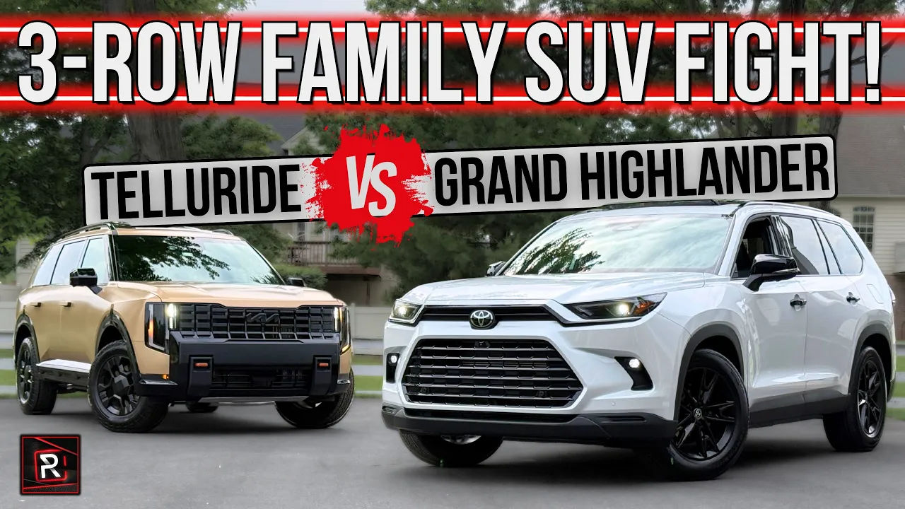 Which Family SUV Wins?! | 2027 Kia Telluride Vs 2026 Toyota Grand Highlander | Detailed Comparison