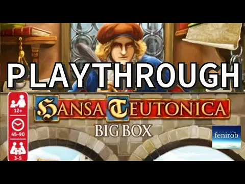 Hansa Teutonica Board Game (Big Box) Playthrough