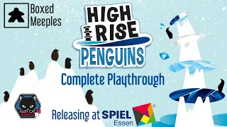 High Rise Penguins playthrough by Boxed Meeples