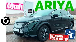 Nissan ARIYA Langstreckentest - groß und effizient auf der Autobahn?