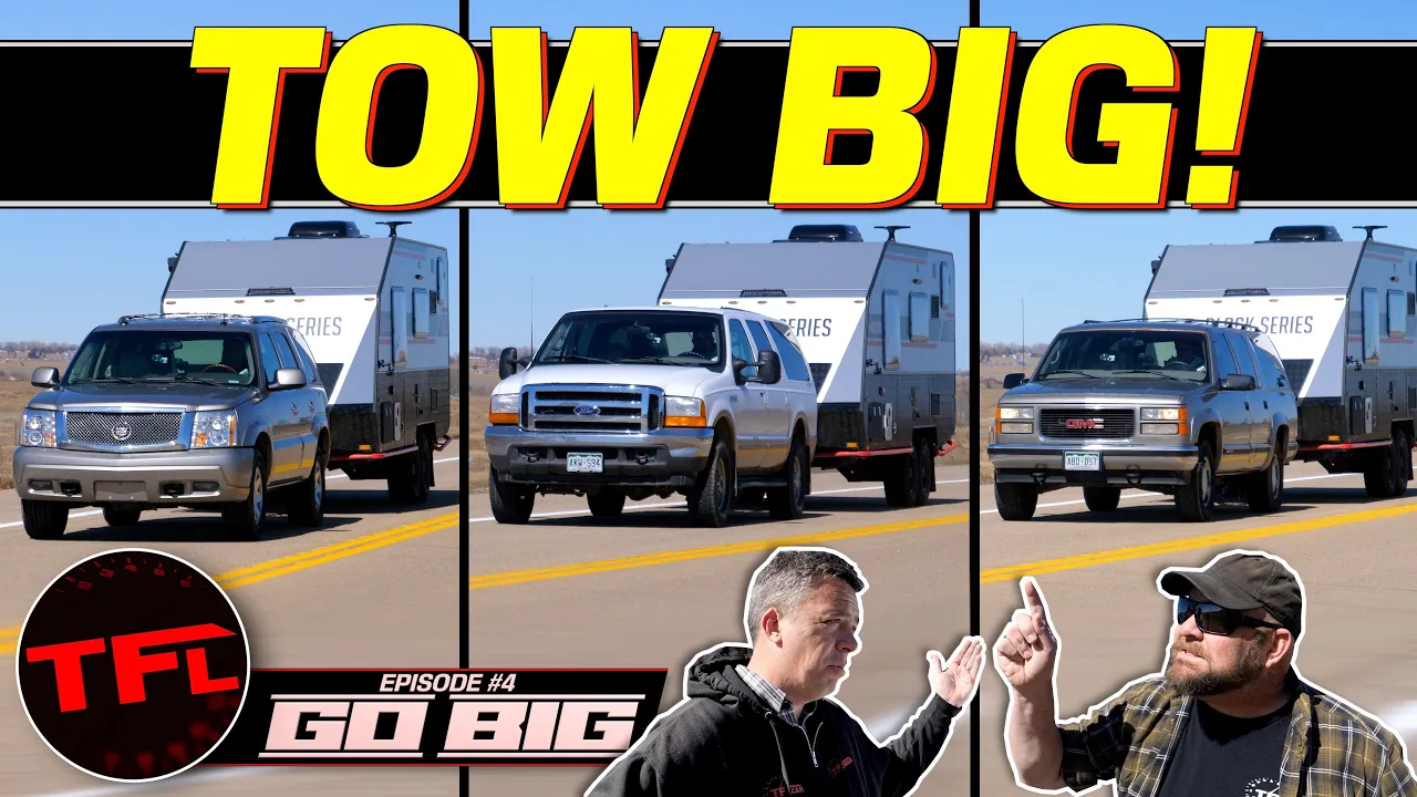 Can Our Three Old & Sketchy Big SUVs Tow Big? The Answer Is Just a Click Away!