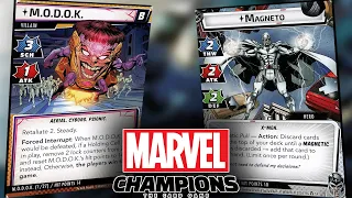 Old Hero New Trick - Magneto Protection vs Expert M.O.D.O.K. Marvel Champions Live Replay