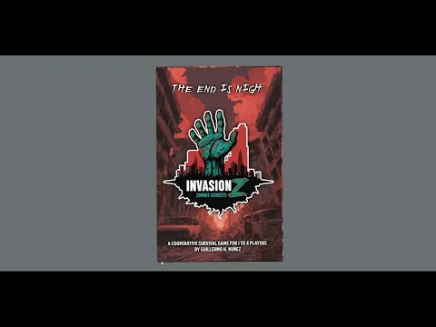 INVASION Z - Zombie Genesys board game box preview