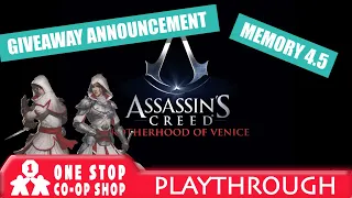 Assassin's Creed | Memory 4.5 | One Stop Co-op Shop Streamed