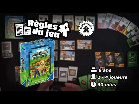 MINECRAFT EXPLORERS règle du jeu par #expliquemoica #ravensburger