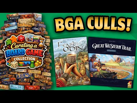 Curating a Board Game Collection: Part 2 - Board Game Arena Culls!