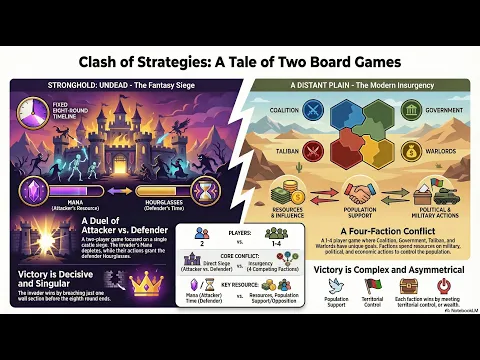 A Distant Plain and Stronghold Undead - Two Games, Two Wars - A tale of Combat on Cardboard