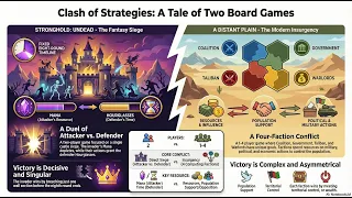A Distant Plain and Stronghold Undead - Two Games, Two Wars - A tale of Combat on Cardboard