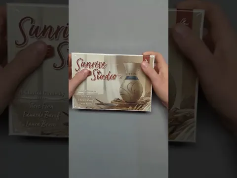 Sunrise at the Studio Cozy Pottery Game Unboxing! #boardgames #shorts #pencilfirstgames #cozygame
