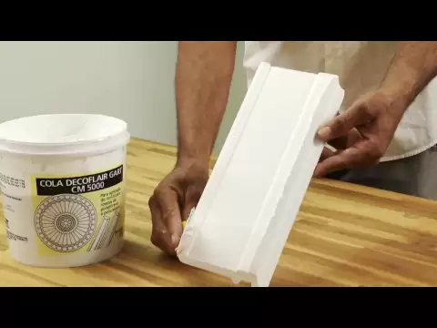 Rodapé HDPS Branco 18x70x2440cm Gart