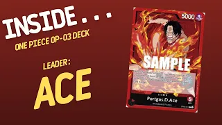 Inside…One Piece Card Game OP-03 Deck - Ace Deck Leader (4K 60fps)