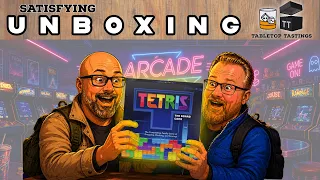 Tetris: The Board Game Unboxing | Steve & Les React