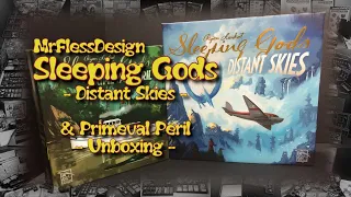 Unboxing: Sleeping Gods - Distant Skies & Primeval Peril (deutsch/german)