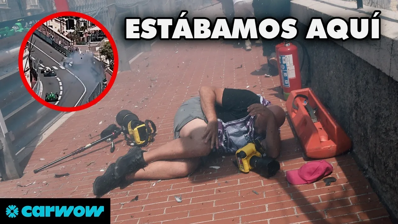 "PUDO SER UNA TRAGEDIA": EL PAVOROSO ACCIDENTE  en MÓNACO 2024  DESDE DENTRO