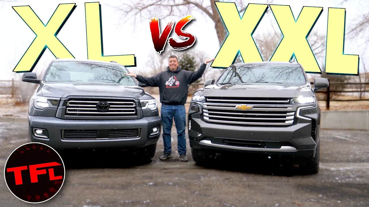 2021 Toyota Sequoia vs the New Chevy Suburban - I Directly Compare Them & Come Away Surprised!